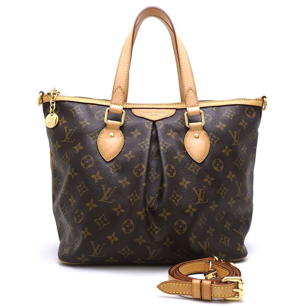 Louis Vuitton Monogram Palermo PM Brown 2WAY Bag
